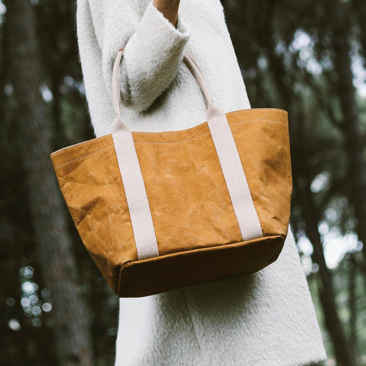 GIULIA CARRYALL TOTE BAG: Cachemire / Small