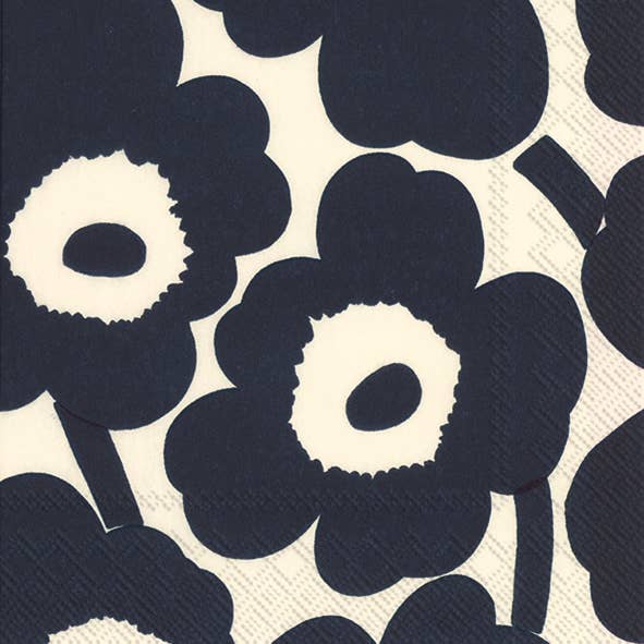 Marimekko - Lunch : UNIKKO dark blue nature