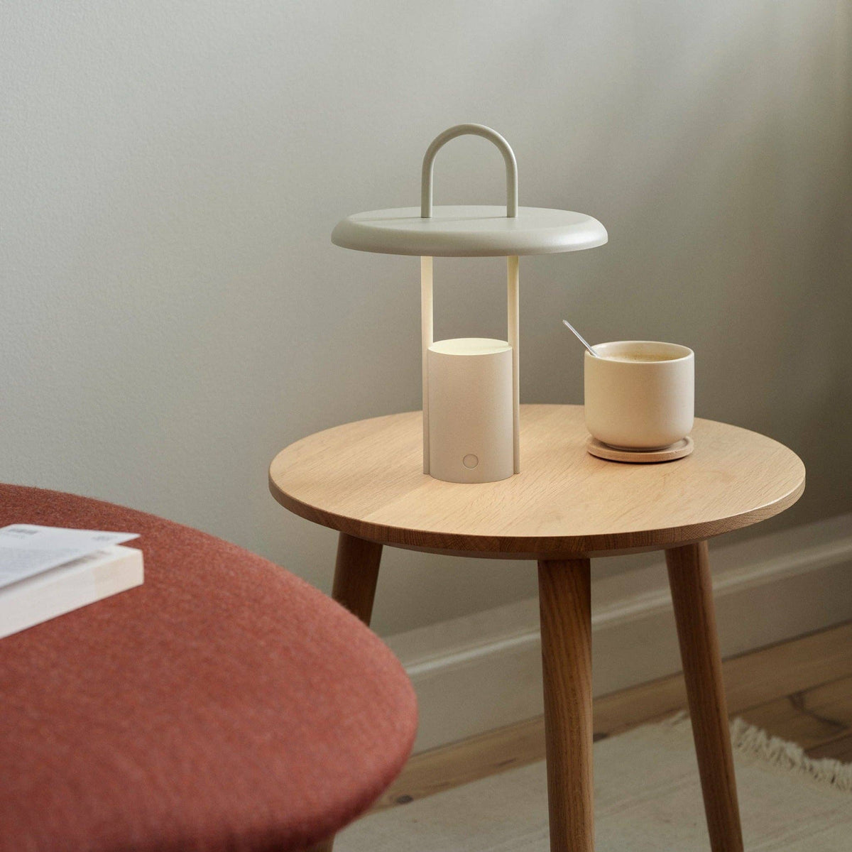 Stelton Pier LED Accent/Desk Lamp in Sand