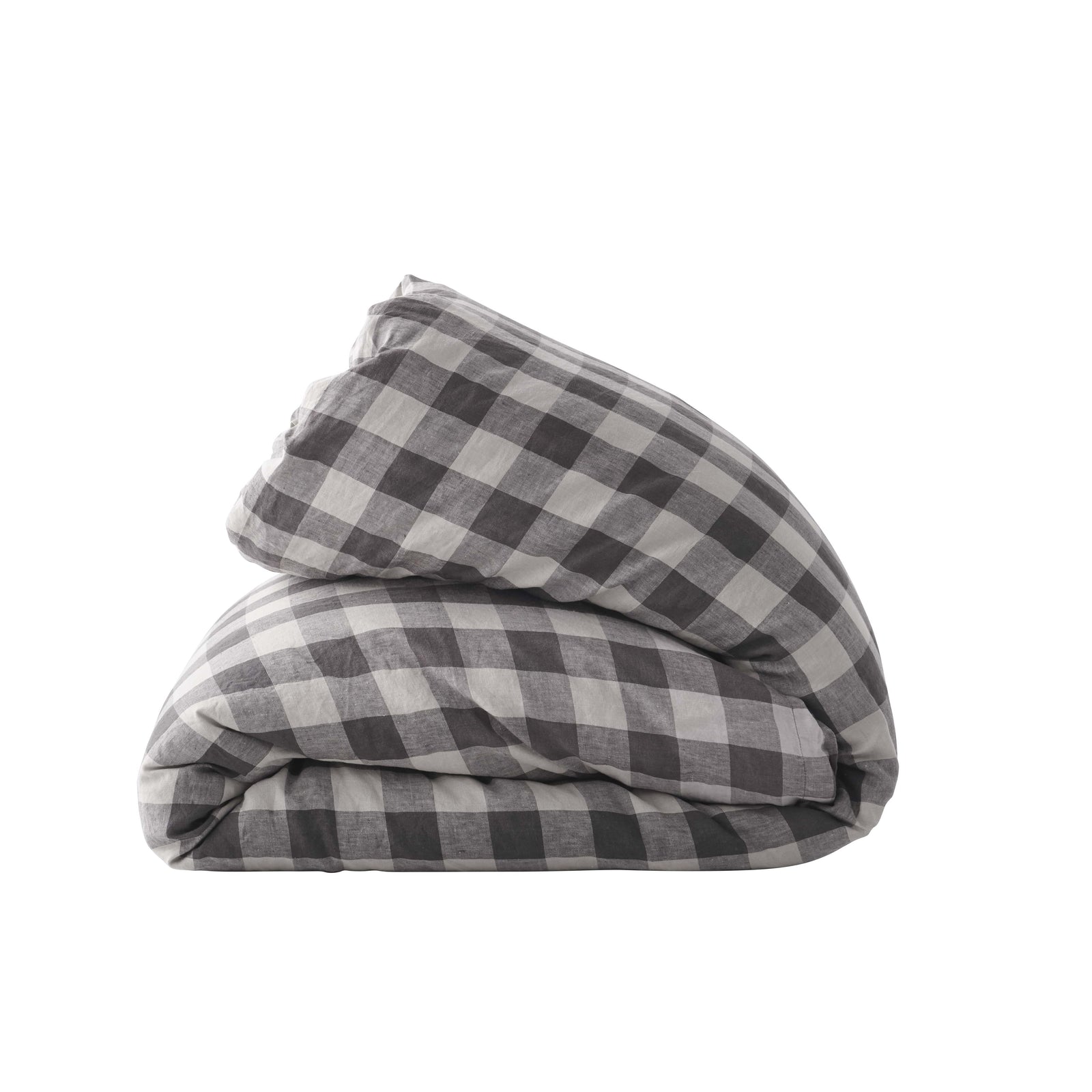 SHIPS SEPTEMBER - Licorice Gingham Duvet Cover